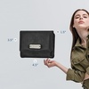 image:imageNautica Rowers End Small Wallet for Women RFID Blocking Slim Credit Card Holder with Zipper Coin Pocket Bifold Compact Wallet with ID Window in Indigo BoneColorblock Indigo