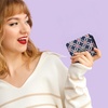 image:imageNautica Rowers End Small Wallet for Women RFID Blocking Slim Credit Card Holder with Zipper Coin Pocket Bifold Compact Wallet with ID Window in Indigo BoneColorblock Indigo
