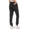 image:imageNautica Scrub Pants for Women  Jogger Cuffs 5Pocket Stretch FabricBlack