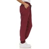 image:imageNautica Scrub Pants for Women  Jogger Cuffs 5Pocket Stretch FabricCabernet