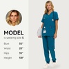 image:imageNautica Scrub Pants for Women  Jogger Cuffs 5Pocket Stretch FabricCarribean