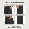 image:imageNautica Scrub Pants for Women  Jogger Cuffs 5Pocket Stretch FabricCharcoal