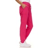 image:imageNautica Scrub Pants for Women  Jogger Cuffs 5Pocket Stretch FabricFuschia