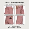 image:imageNautica Scrub Pants for Women  Jogger Cuffs 5Pocket Stretch FabricMauve