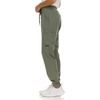 image:imageNautica Scrub Pants for Women  Jogger Cuffs 5Pocket Stretch FabricOlive