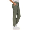 image:imageNautica Scrub Pants for Women  Jogger Cuffs 5Pocket Stretch FabricOlive