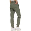 image:imageNautica Scrub Pants for Women  Jogger Cuffs 5Pocket Stretch FabricOlive