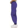 image:imageNautica Scrub Pants for Women  Jogger Cuffs 5Pocket Stretch FabricPurple