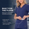 image:imageNautica Scrub Tops Women  Stretch Fabric Medical Nurse Shirt VNeckNavy