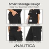 image:imageNautica Scrubs for Women Set of 2  Medical Nursing Stretch Top amp PantsBlack