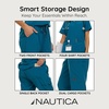 image:imageNautica Scrubs for Women Set of 2  Medical Nursing Stretch Top amp PantsCarribean