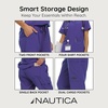 image:imageNautica Scrubs for Women Set of 2  Medical Nursing Stretch Top amp PantsPurple
