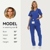 image:imageNautica Scrubs for Women Set of 2  Medical Nursing Stretch Top amp PantsRoyal Blue