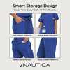 image:imageNautica Scrubs for Women Set of 2  Medical Nursing Stretch Top amp PantsRoyal Blue