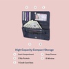 image:imageNautica Seaside Slim Womens Wallet RFID Blocking Credit Card Holder Coin Purse Checkbook Organizer Clutch Small Vegan Leather Wallet for Travel DoveInidgo Jacquard