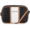 image:imageNautica Womens Candid Camera Adjustable Crossbody BagBlack Woven