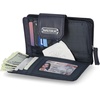 image:imageNautica Womens Close Reach Vegan Leather RFID Wallet Small Credit Card Holder Purse with Zipper Coin Pocket and ID Window in IndigoIndigo Embossed