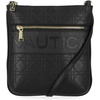 image:imageNautica Womens Lakeside Signature North South Crossbody BagBlack Lattice Quilt