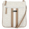 image:imageNautica Womens Lakeside Signature North South Crossbody BagPorthole White
