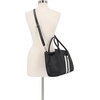 image:imageNautica Womens Sandy Jr Top Handel Satchel with Removable Crossbody StrapBlack Jacquard