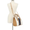 image:imageNautica Womens Sandy Jr Top Handel Satchel with Removable Crossbody StrapWhite Woven