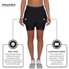 image:imageWomens Running Shorts Elastic High Waisted DryFit Moisture Wicking Performance Workout Athletic Biker Compression PocketBlack  Black