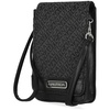 image:imageNautica Catalina RFID Womens Crossbody Bag Vegan Leather Compact Cell Phone Shoulder Travel Purse HolderBlack Jacquard