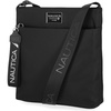 image:imageNautica Diver Nylon Small Womens Crossbody Bag Purse with Adjustable Shoulder StrapBlack Enamel