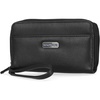 image:imageNautica On The Double Zip Around Vegan Leather Womens RFID Clutch Wallet With Wristlet Strap Indigo RedBlack