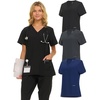 3 Pack Blk/Nvy/Chr
