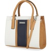 image:imageNautica Womens Sandy Jr Top Handel Satchel with Removable Crossbody StrapWhite Woven
