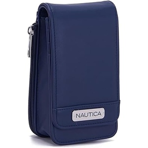 image:imageNautica Catalina RFID Womens Crossbody Bag Vegan Leather Compact Cell Phone Shoulder Travel Purse HolderIndigo