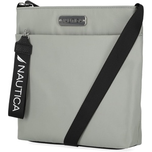 image:imageNautica Diver Nylon Small Womens Crossbody Bag Purse with Adjustable Shoulder StrapDoveGrey