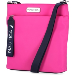 image:imageNautica Diver Nylon Small Womens Crossbody Bag Purse with Adjustable Shoulder StrapHot Pink
