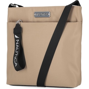 image:imageNautica Diver Nylon Small Womens Crossbody Bag Purse with Adjustable Shoulder StrapKhaki
