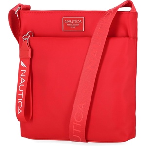 image:imageNautica Diver Nylon Small Womens Crossbody Bag Purse with Adjustable Shoulder StrapRed Enamel