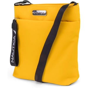 image:imageNautica Diver Nylon Small Womens Crossbody Bag Purse with Adjustable Shoulder StrapSunny Yellow