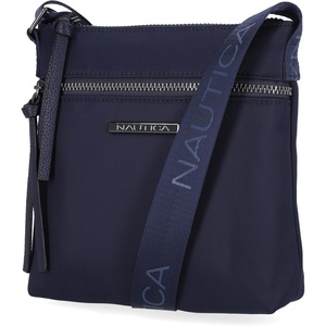 image:imageNautica Diver Nylon Small Womens Crossbody Bag Purse with Adjustable Shoulder StrapZipper Up Indigo