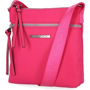 image:imageNautica Diver Nylon Small Womens Crossbody Bag Purse with Adjustable Shoulder StrapZipper Up Raspberry