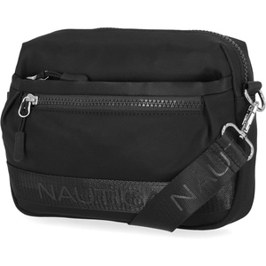 image:imageNautica Nylon Bean crossbodyBelt Bag adjustable shoulder strapBlack Tonal