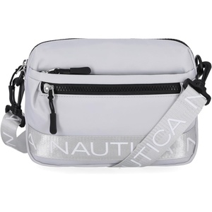 image:imageNautica Nylon Bean crossbodyBelt Bag adjustable shoulder strapIce Grey