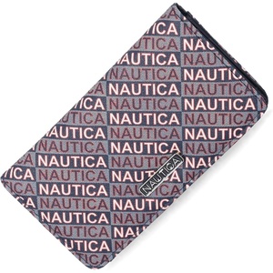 image:imageNautica Seaside Slim Womens Wallet RFID Blocking Credit Card Holder Coin Purse Checkbook Organizer Clutch Small Vegan Leather Wallet for Travel DoveBlack Jacquard