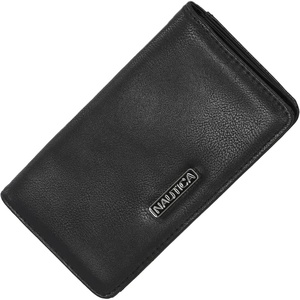 image:imageNautica Seaside Slim Womens Wallet RFID Blocking Credit Card Holder Coin Purse Checkbook Organizer Clutch Small Vegan Leather Wallet for Travel DoveBlack