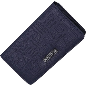 image:imageNautica Seaside Slim Womens Wallet RFID Blocking Credit Card Holder Coin Purse Checkbook Organizer Clutch Small Vegan Leather Wallet for Travel DoveIndigo Logo