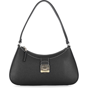 image:imageNautica Voyager Hobo Bag for Women Vegan Leather Womens Purse Large Shoulder Handbag with Zipper ClosureBlack