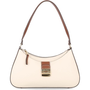 image:imageNautica Voyager Hobo Bag for Women Vegan Leather Womens Purse Large Shoulder Handbag with Zipper ClosureBoneLuggage