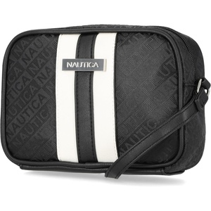 image:imageNautica Womens Candid Camera Adjustable Crossbody BagBlack Lakeside Jacquard