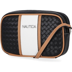 image:imageNautica Womens Candid Camera Adjustable Crossbody BagBlack Woven