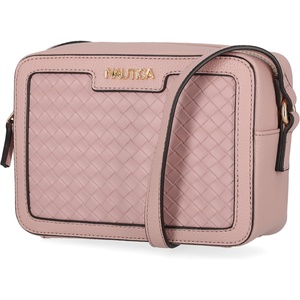 image:imageNautica Womens Candid Camera Adjustable Crossbody BagBlush Woven