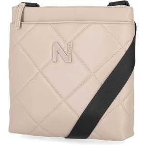 image:imageNautica Womens Lakeside Signature North South Crossbody BagMushroom Marquise Quilt